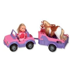 SIMBA Evi Love Jeep Met Paardentrailer 10 SIMBA Evi Love Jeep Met Paardentrailer -Barbie || Baby Born Verkoopwinkel 1122910