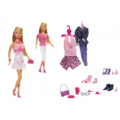 SIMBA Steffi Mega Fashion Set Pop + Kleding 45-delig -Barbie || Baby Born Verkoopwinkel 1251887 60e36e02