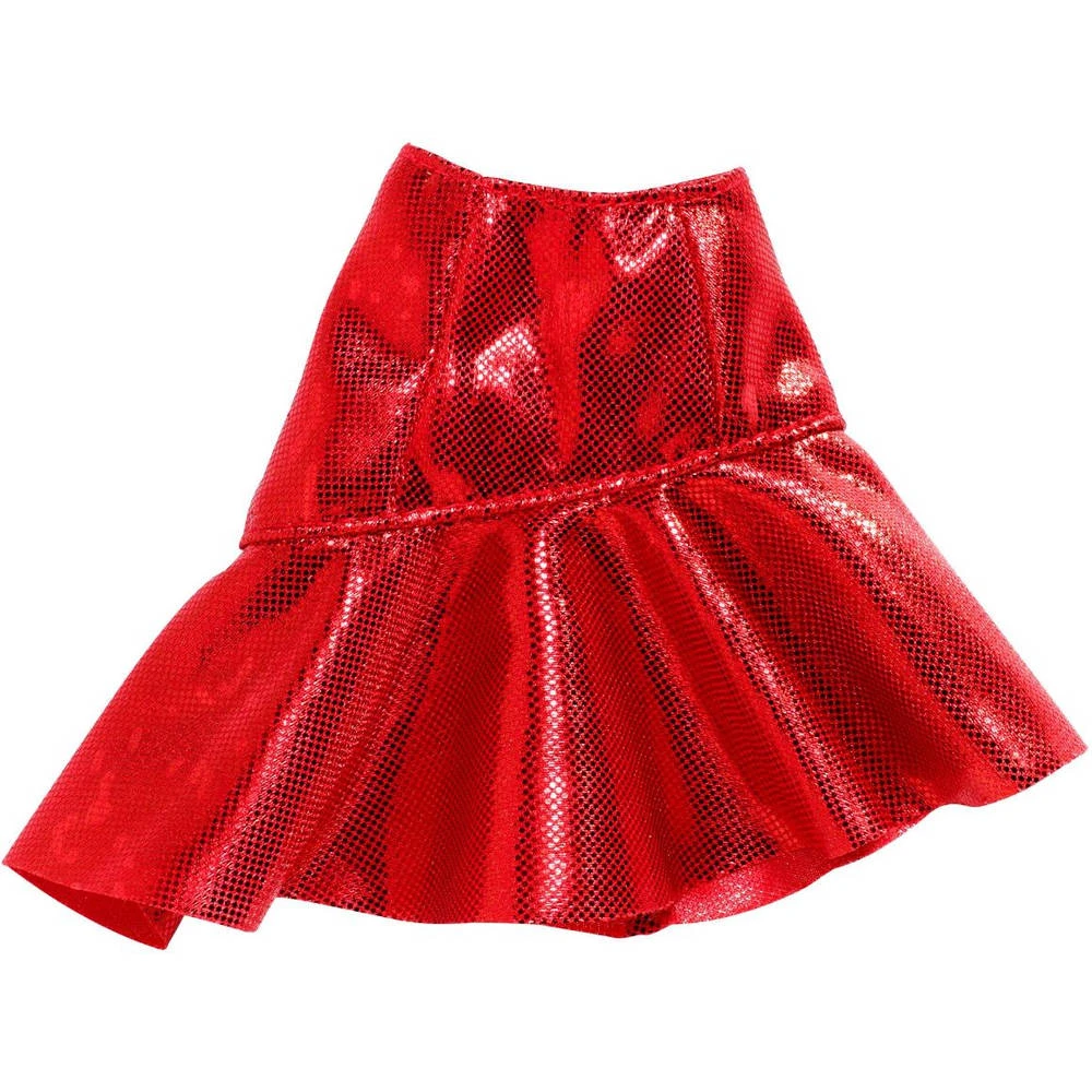 Barbie Rokje Met Ruches - Rood 3 Barbie Rokje Met Ruches - Rood