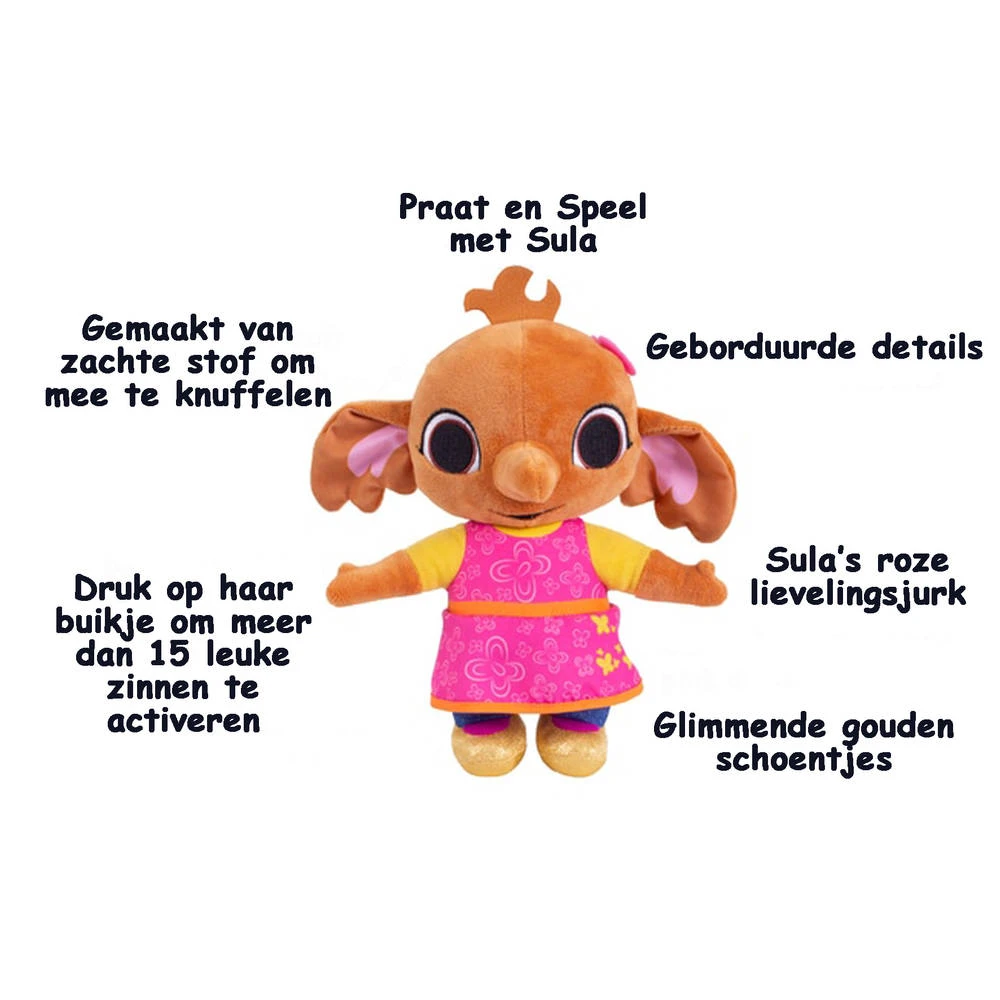 No Brand Bing Pratende Sula Knuffel 8 No Brand Bing Pratende Sula Knuffel - Image 6