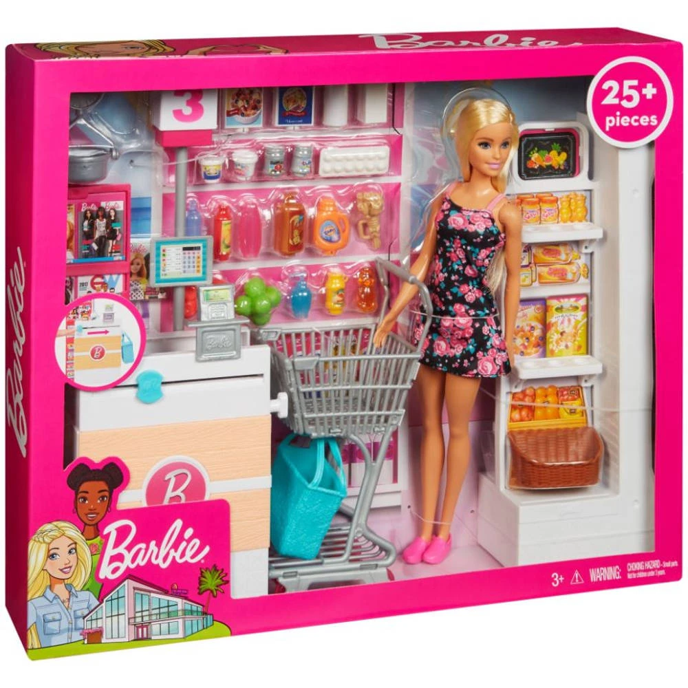 Barbie Supermarkt Speelset 4 Barbie Supermarkt Speelset - Image 2
