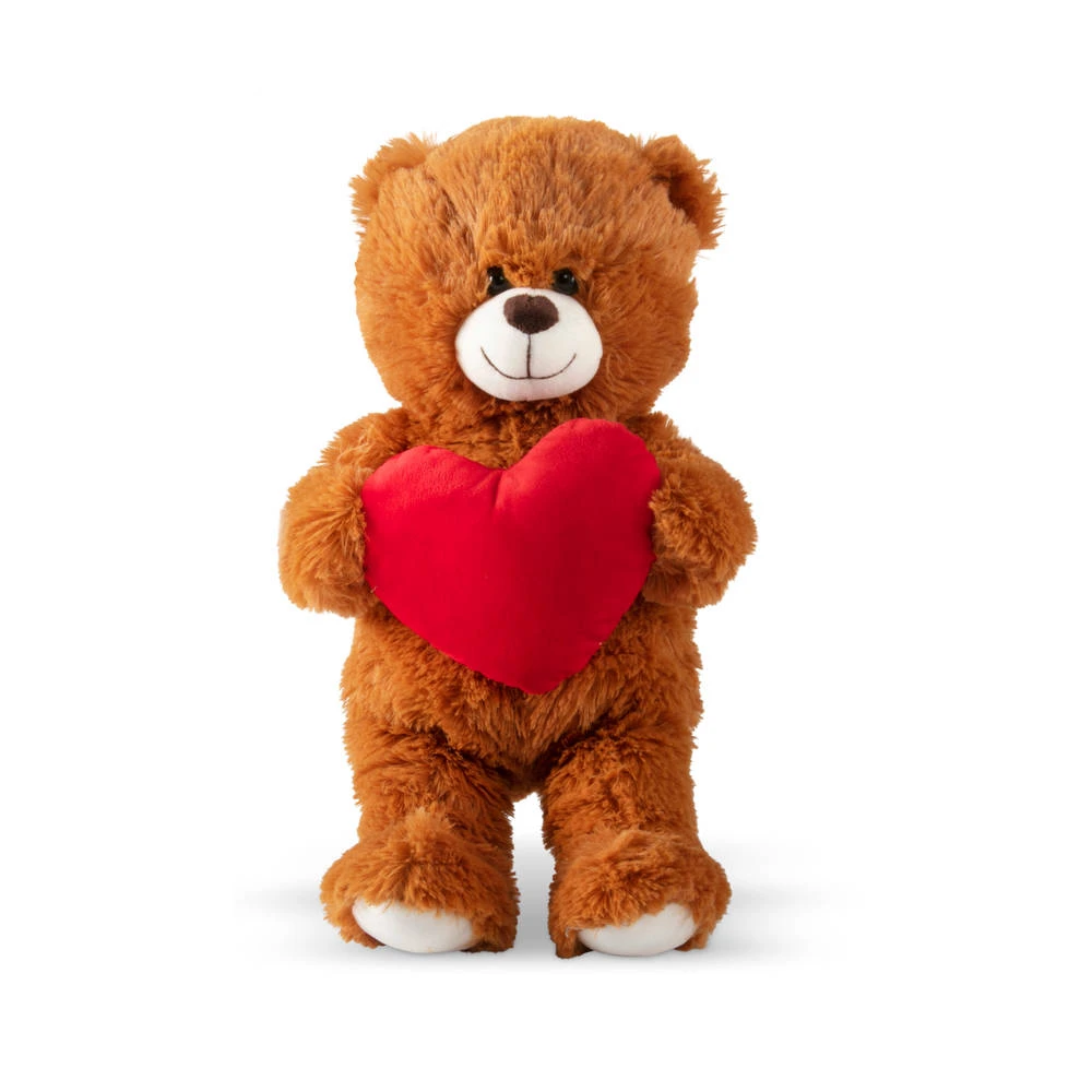 No Brand Beer Met Hart Knuffel - 30 Cm 4 No Brand Beer Met Hart Knuffel - 30 Cm - Image 2