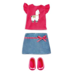 Poppenkleding Top En Rok - Roze -Barbie || Baby Born Verkoopwinkel 1987016 46f19036