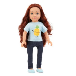 Poppenkleding Ananas T-shirt En Jeans -Barbie || Baby Born Verkoopwinkel 1987018 704863bc