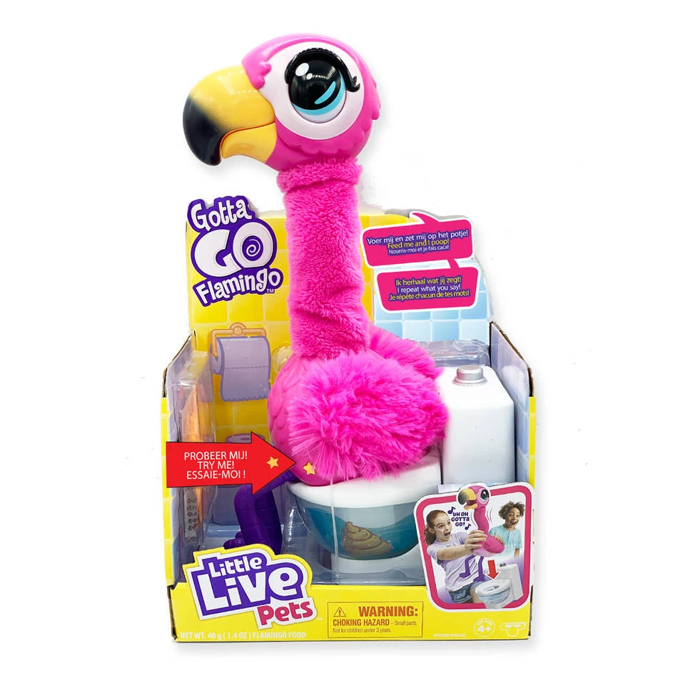 Little Live Pets GottaGo Flamingo Interactieve Knuffel 4 Little Live Pets GottaGo Flamingo Interactieve Knuffel - Image 2