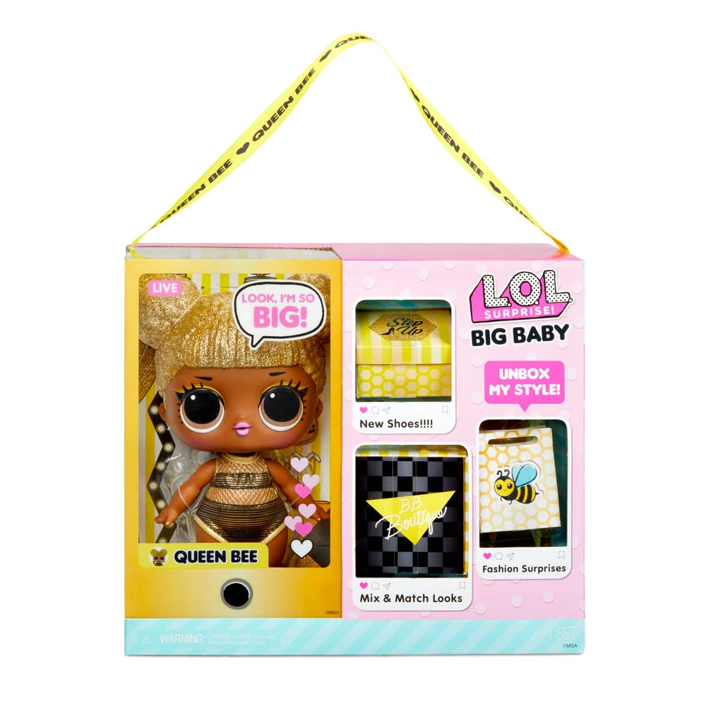 L.O.L. Surprise! Big Baby Doll Queen Bee 4 L.O.L. Surprise! Big Baby Doll Queen Bee - Image 2