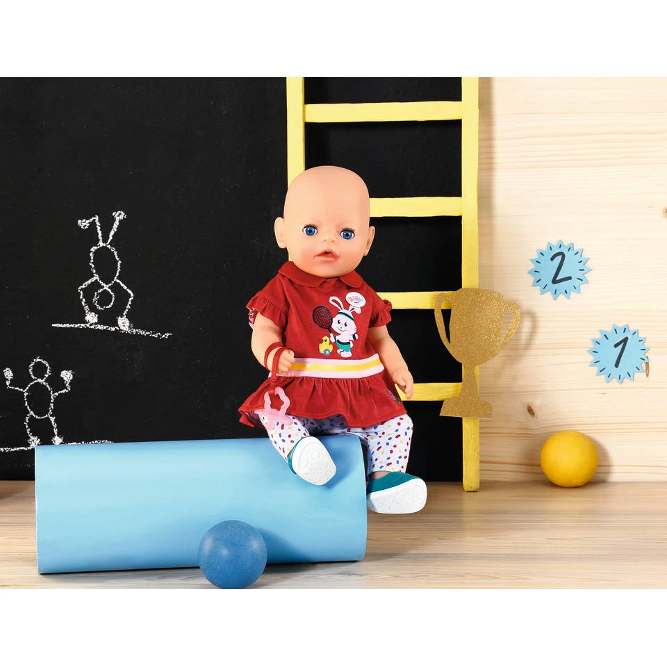 BABY Born Little Sporty Outfit - 36 Cm - Rood 6 BABY Born Little Sporty Outfit - 36 Cm - Rood - Image 4