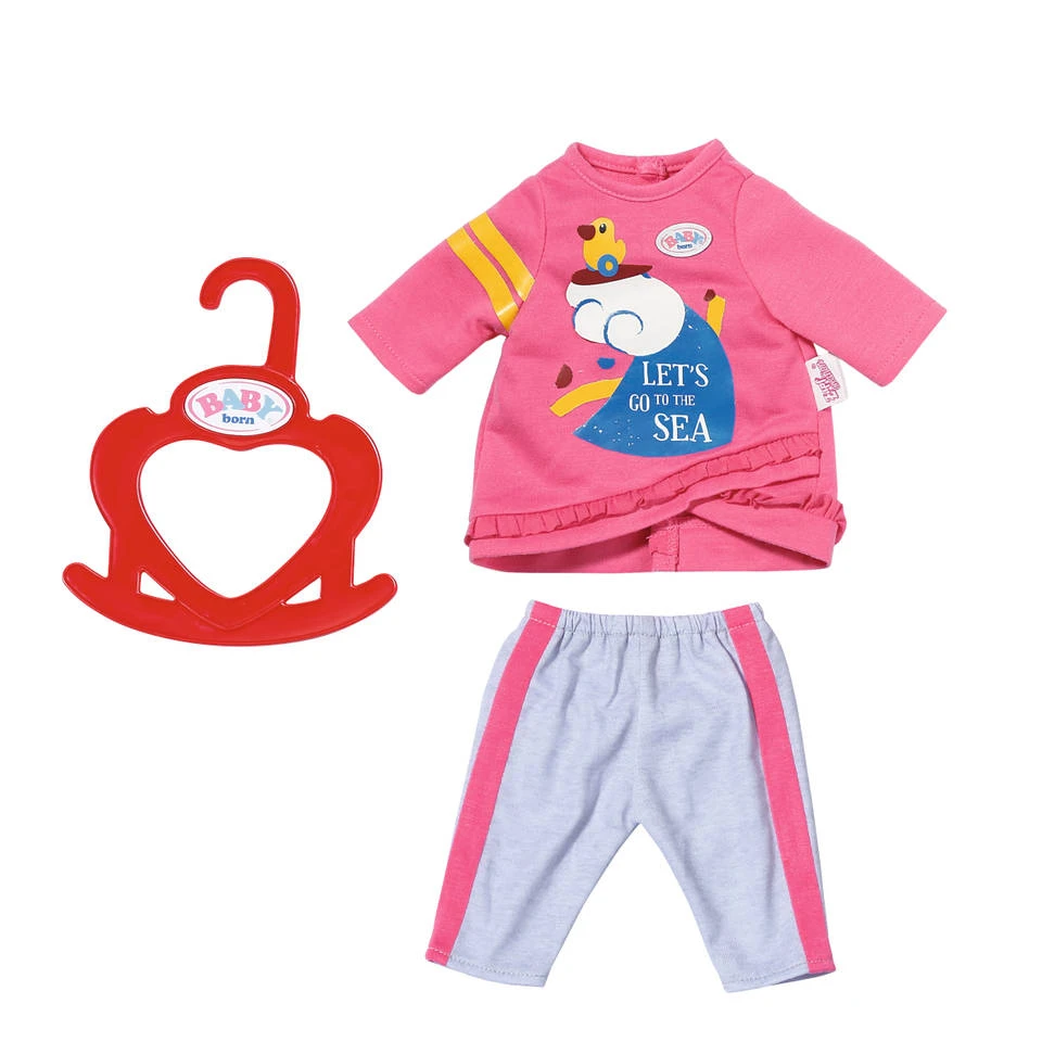 BABY Born Little Casual Outfit Poppen Kledingset - 36 Cm - Roze 3 BABY Born Little Casual Outfit Poppen Kledingset - 36 Cm - Roze