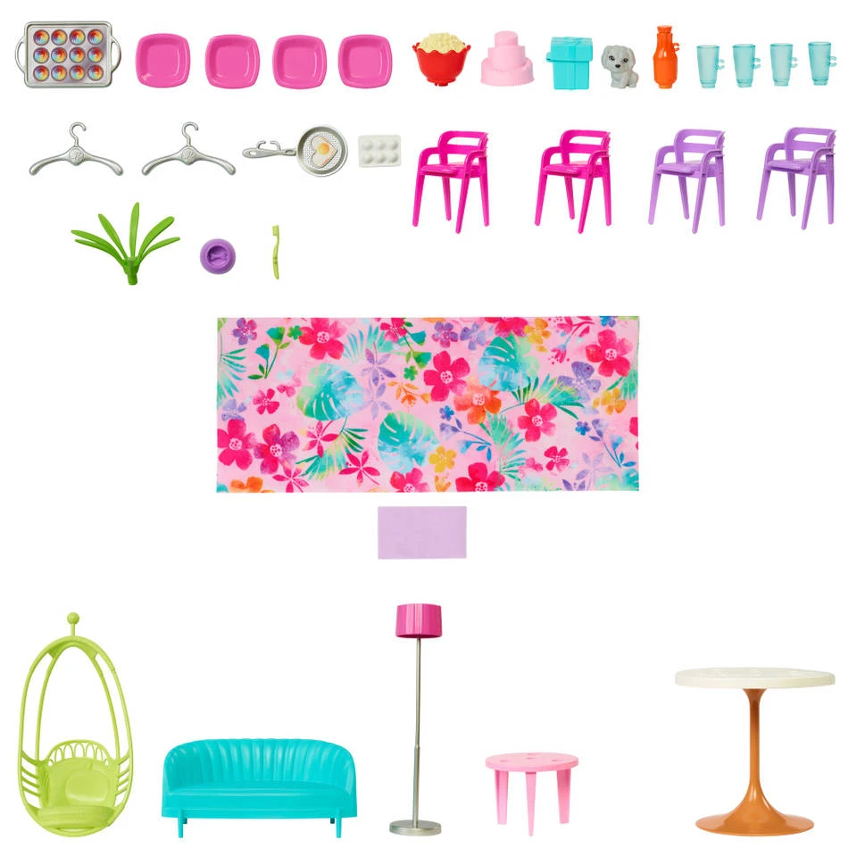 Barbie Vakantie Poppenhuis 4 Barbie Vakantie Poppenhuis - Afbeelding 2