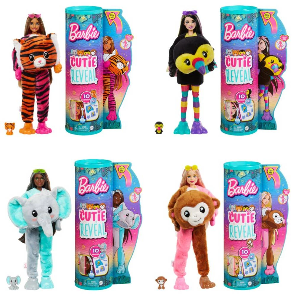 Barbie Cutie Reveal Jungle Pop 3 Barbie Cutie Reveal Jungle Pop