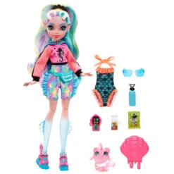 MATTEL Monster High Lagoona Blue Pop Met Huisdier En Accessoires -Barbie || Baby Born Verkoopwinkel 1995017 52f311c5