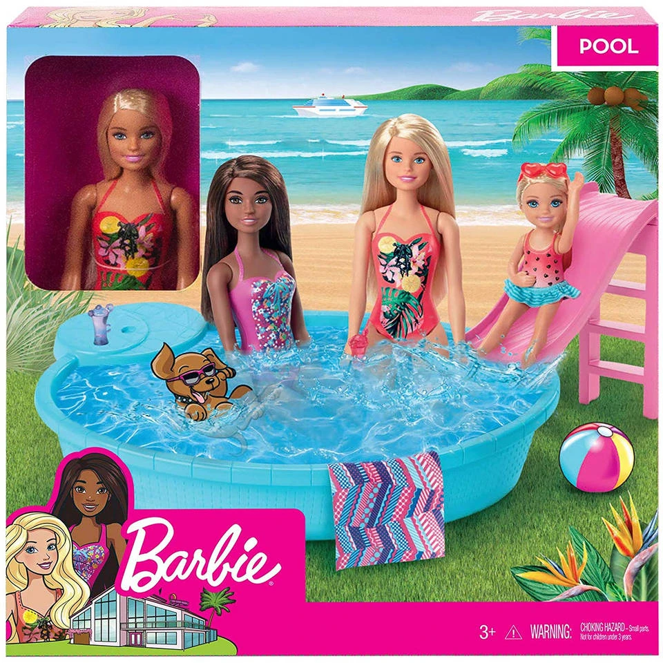 Barbie Zwembad Met Pop 8 Barbie Zwembad Met Pop - Image 6