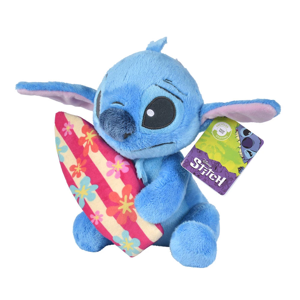 No Brand Disney Stitch Knuffel Met Surfplank - 25 Cm 5 No Brand Disney Stitch Knuffel Met Surfplank - 25 Cm - Image 3