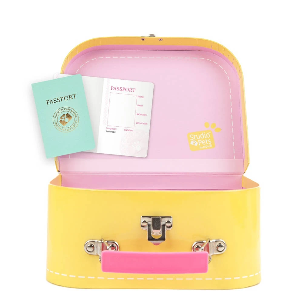 No Brand Studio Pets Koffertje Voor 16 Cm Knuffels - Geel 4 No Brand Studio Pets Koffertje Voor 16 Cm Knuffels - Geel - Image 2